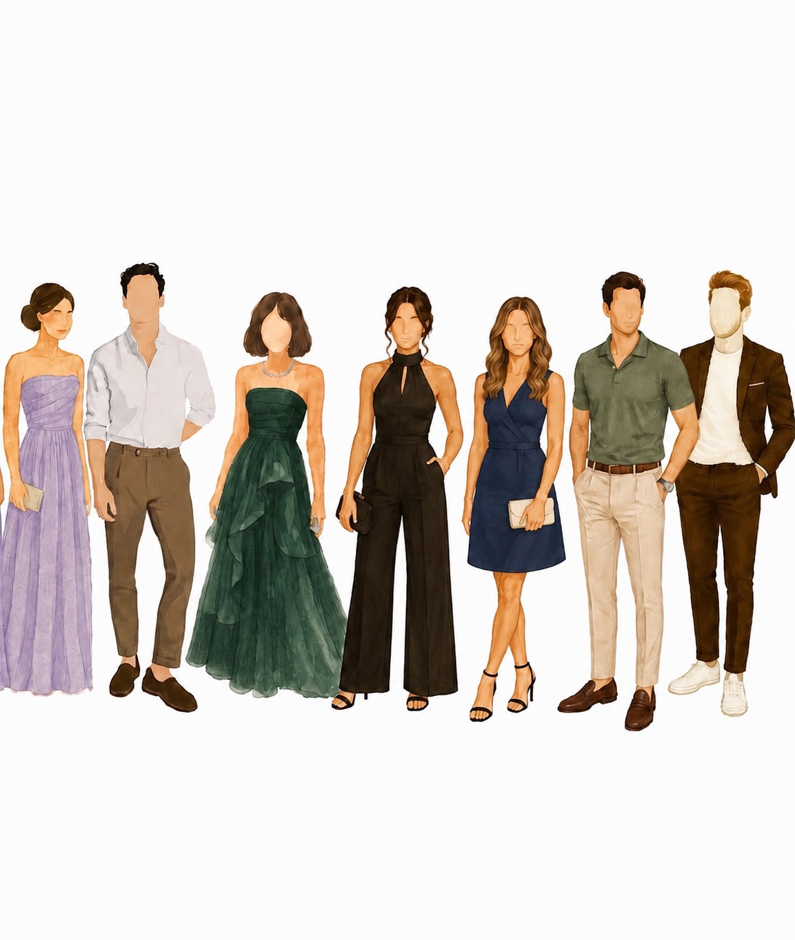 Sugestões de trajes esporte fino para os convidados